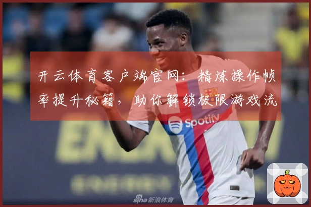 开云体育客户端官网：精炼操作帧率提升秘籍，助你解锁极限游戏流畅度