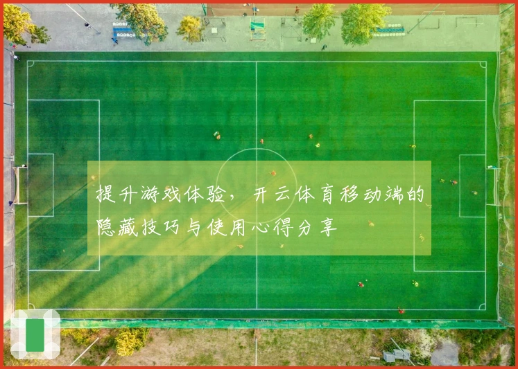 提升游戏体验，开云体育移动端的隐藏技巧与使用心得分享